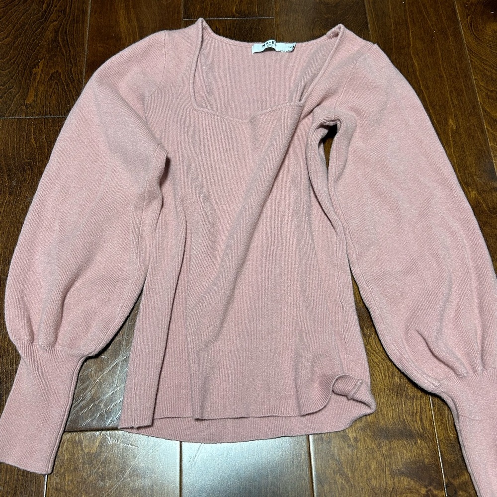 NA-KD knit long sleeves top